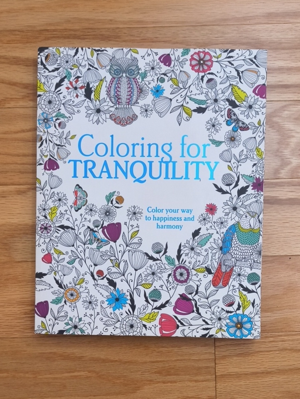 Parragon Books Coloring for Tranquility Designed For Adults NWT